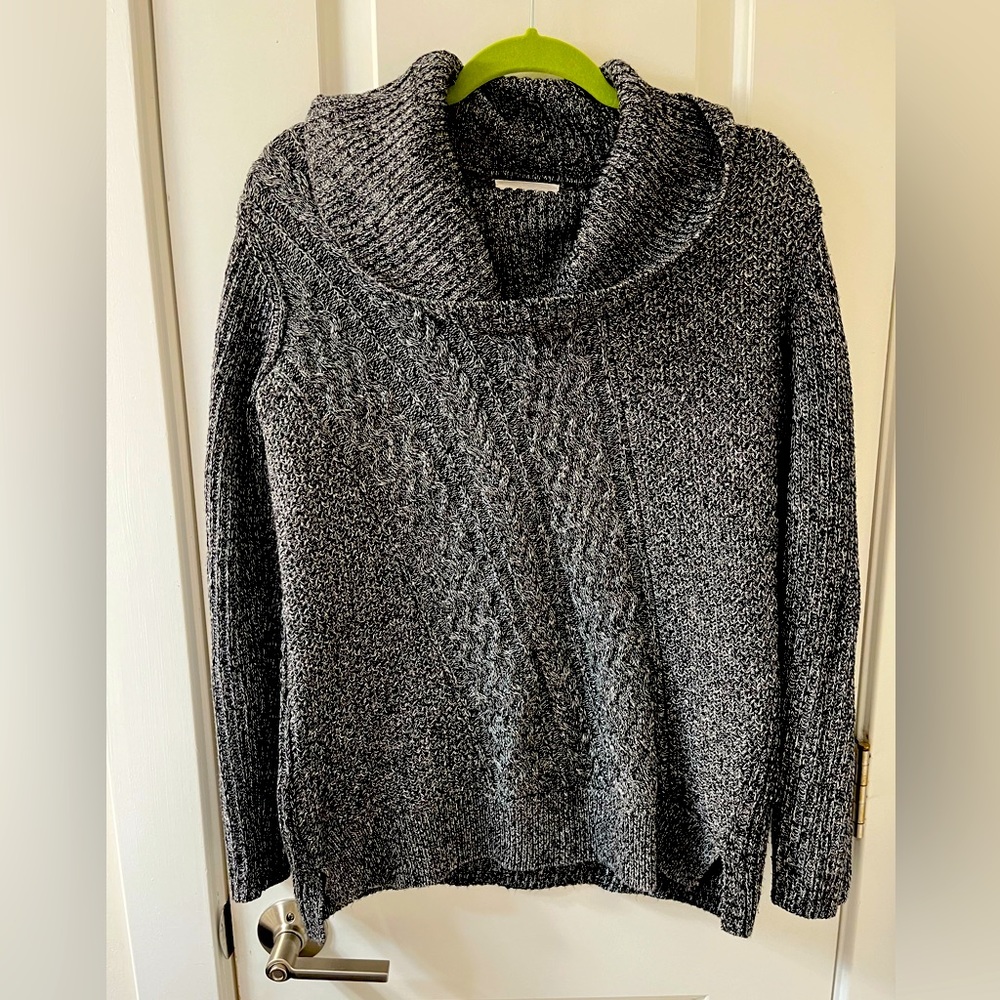 Calvin Klein cowl turtleneck sweater